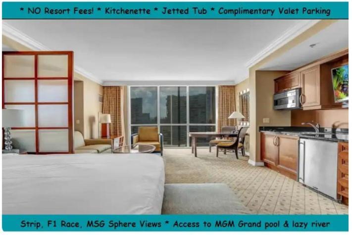 Signature Mgm Suite With Strip And Sphere View Las Vegas Kültér fotó